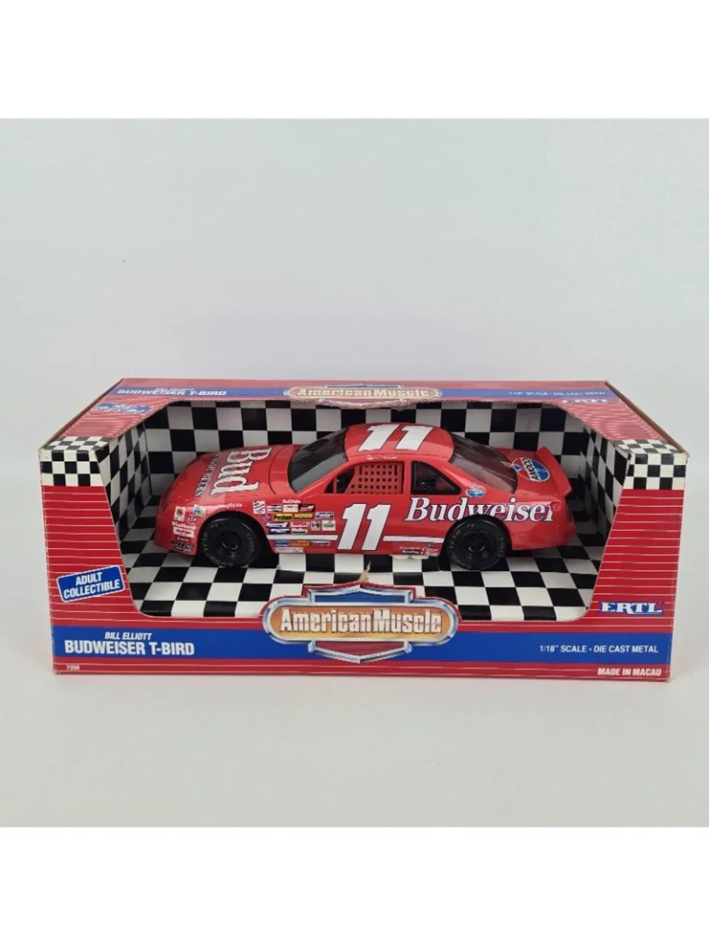 Set Of 3 ERTL American Muscle 1:18 DieCast #11 Elliott #20 Hamilton #41 Craven